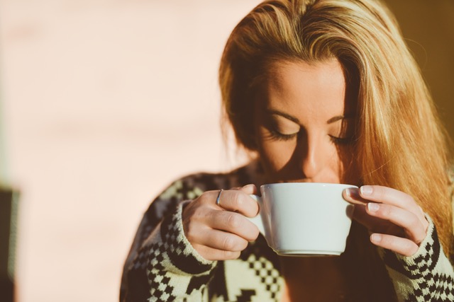 Lady with Tea